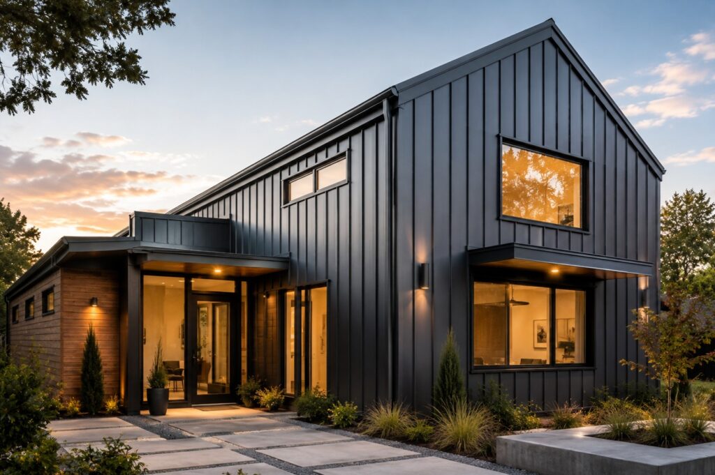 Metal Siding Panels and Modern Home Design