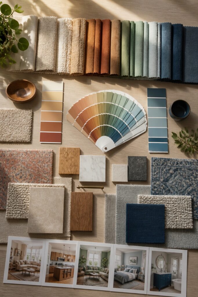 cohesive home color coordination