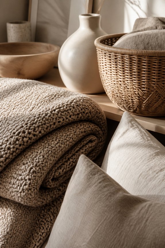 textural layering for depth